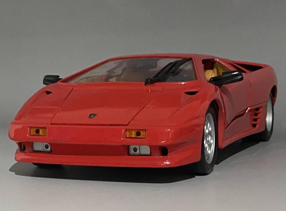 ランボルギーニ　ミニカー　カウンタック　ディアブロ 1/18 ランボルギーニ ディアブロ ガンメタ メタリック グレー